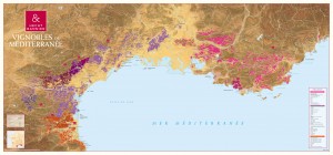 Carte des vignobles de Méditerranée Hecht & Bannier