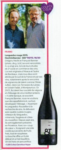 aujourd’hui en france magazine / guide des foires aux vins / languedoc rouge 2015